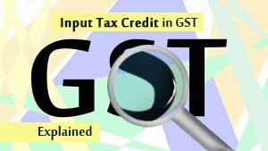 Input Tax Credit